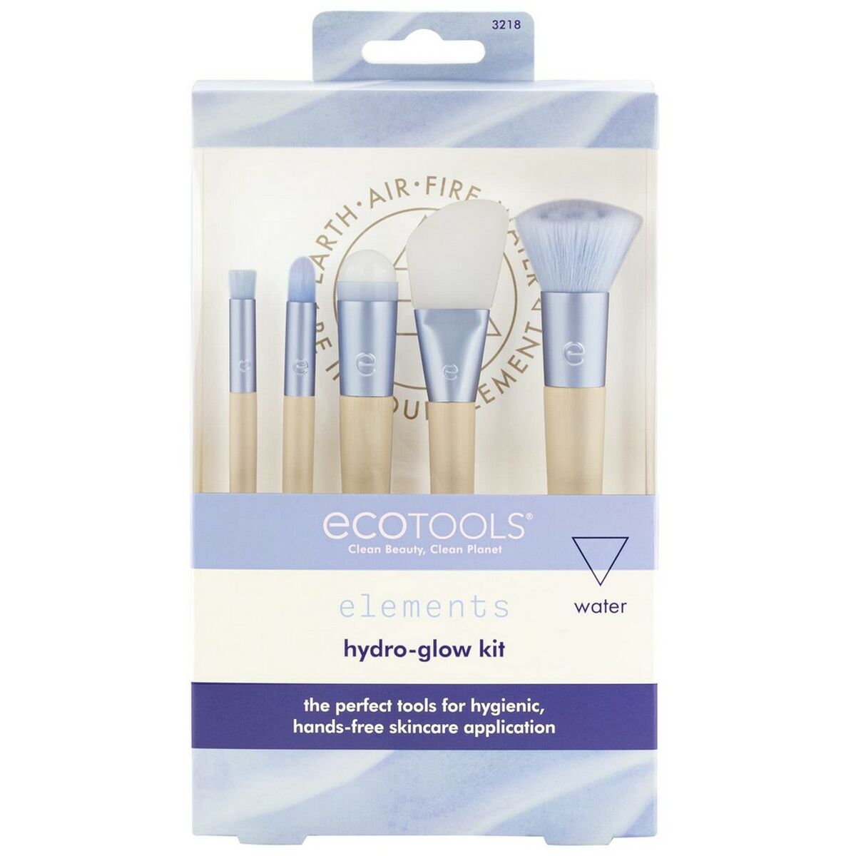 Set of Make-up Brushes Ecotools Elements Water Hydro-Glow (5 pcs)