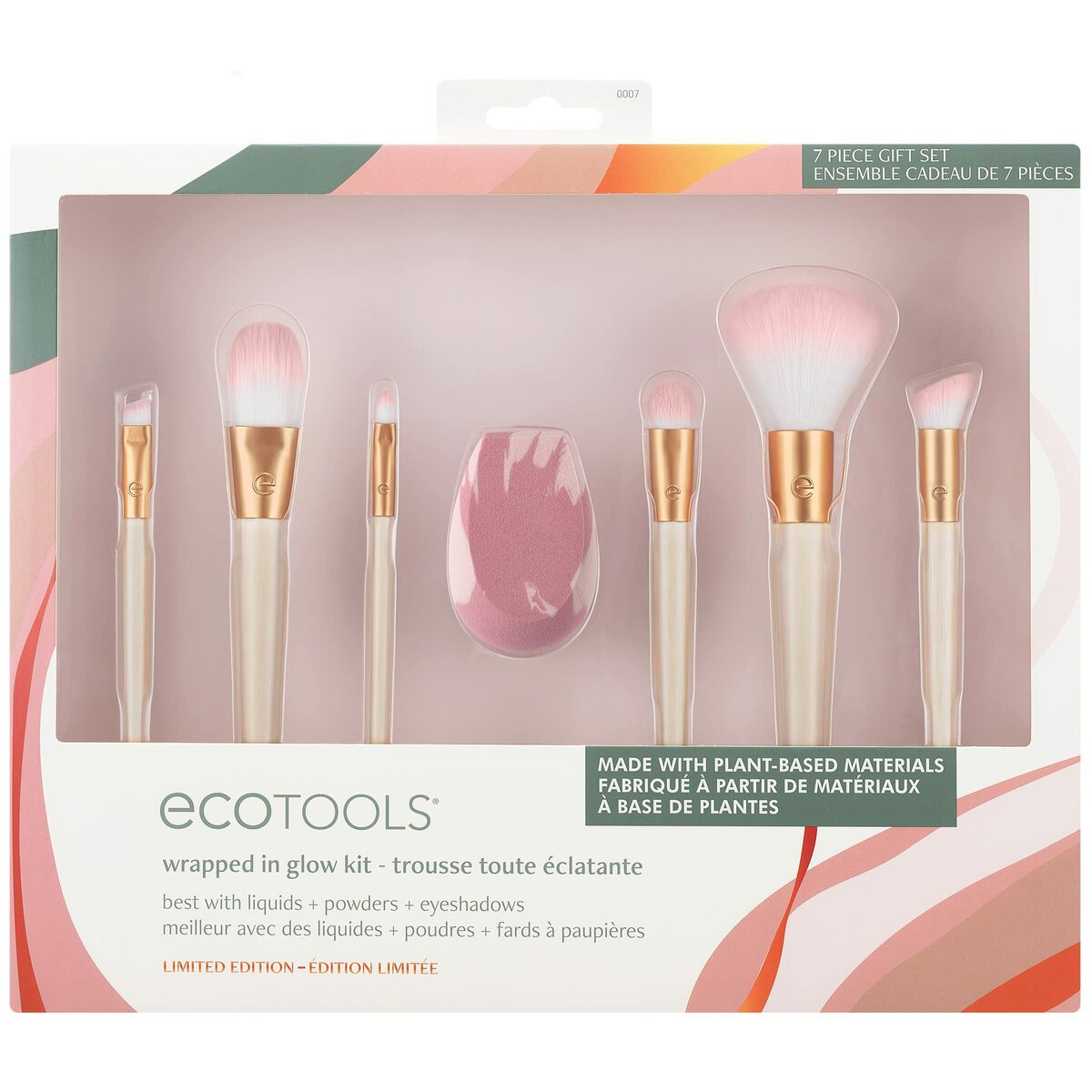 Set of Make-up Brushes Ecotools Wrapped In Glow Limited edition 7