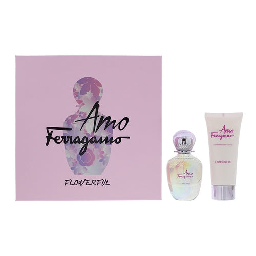 Salvatore Ferragamo Amo Ferragamo Flowerful Gift Set 50ml EDT Spray +