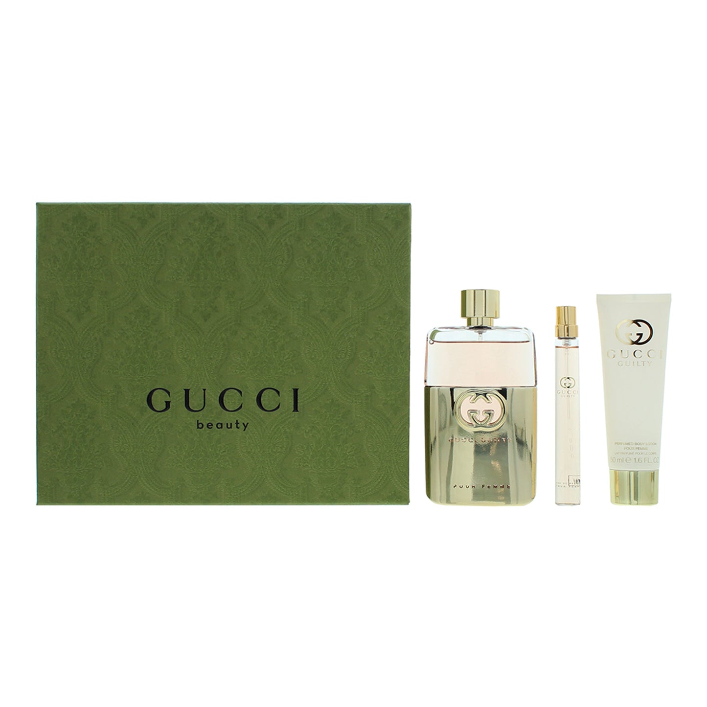 Gucci Guilty Pour Femme Gift Set 90ml EDP + 10ml EDP + 50ml Body