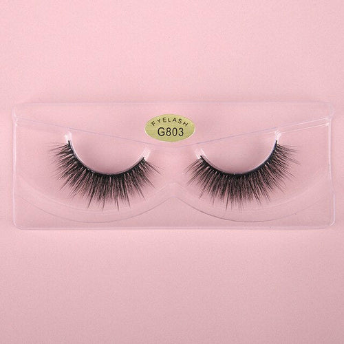 10/20/30/40/50 Pairs Wholesale Natural False Eyelashes Long 3d Mink