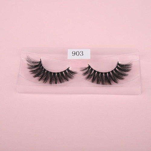 10/20/30/40/50 Pairs Wholesale Natural False Eyelashes Long 3d Mink