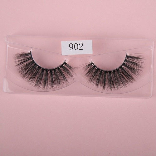 10/20/30/40/50 Pairs Wholesale Natural False Eyelashes Long 3d Mink