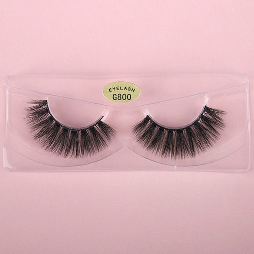 10/20/30/40/50 Pairs Wholesale Natural False Eyelashes Long 3d Mink