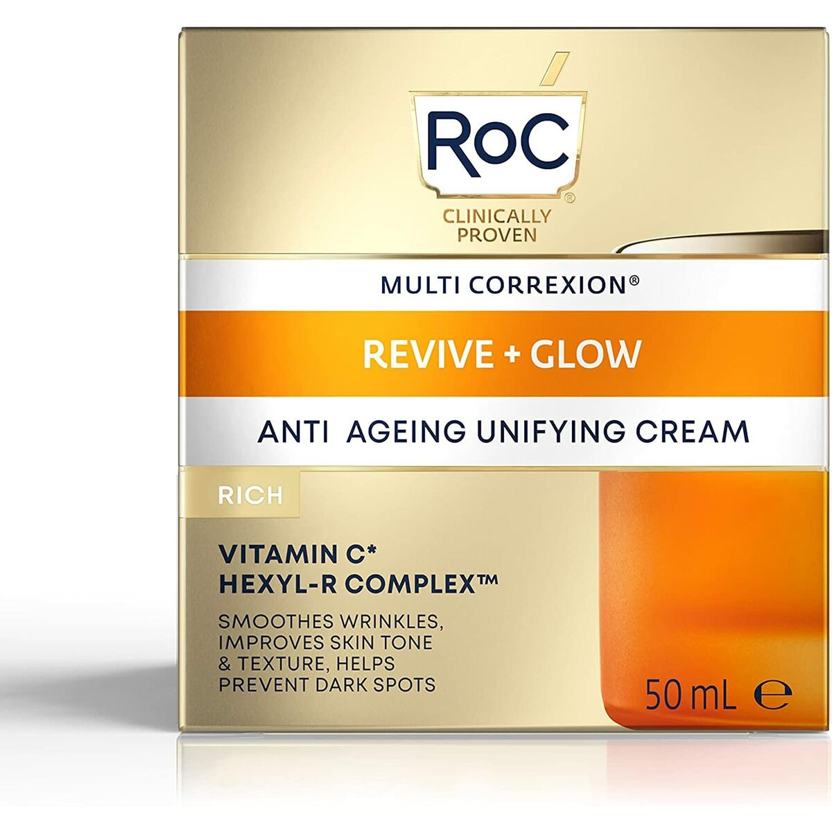 Anti-Ageing Cream Roc Multi Correxion Revive + Glow (50 ml)