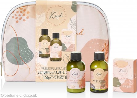 The Kind Edit Co. Kind Cosmetic Bag Gift Set 100ml Body Wash + 100ml