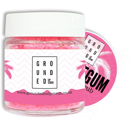 Sweet Bubblegum Lip Scrub with added Coconut Oil (30g)