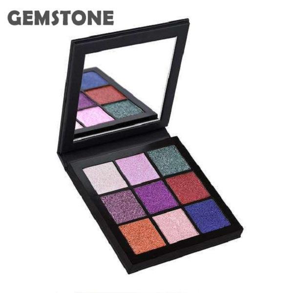 Ins style Nine colors Shiny Earth Metallic color Portable Powder Eye