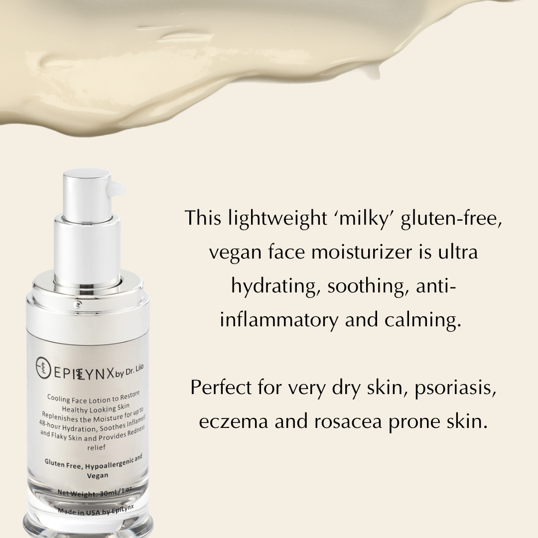 Face Moisturizer for Sensitive and Dry Skin - Lightweight