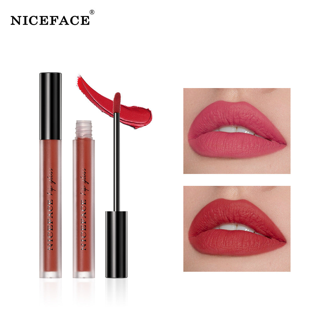 Niceface New Quality Lip Glaze Velvet Matte Lip Glaze Set Matte Non-st