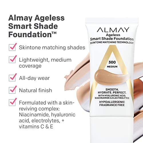 ALMAY Ageless Smart Shade Foundation