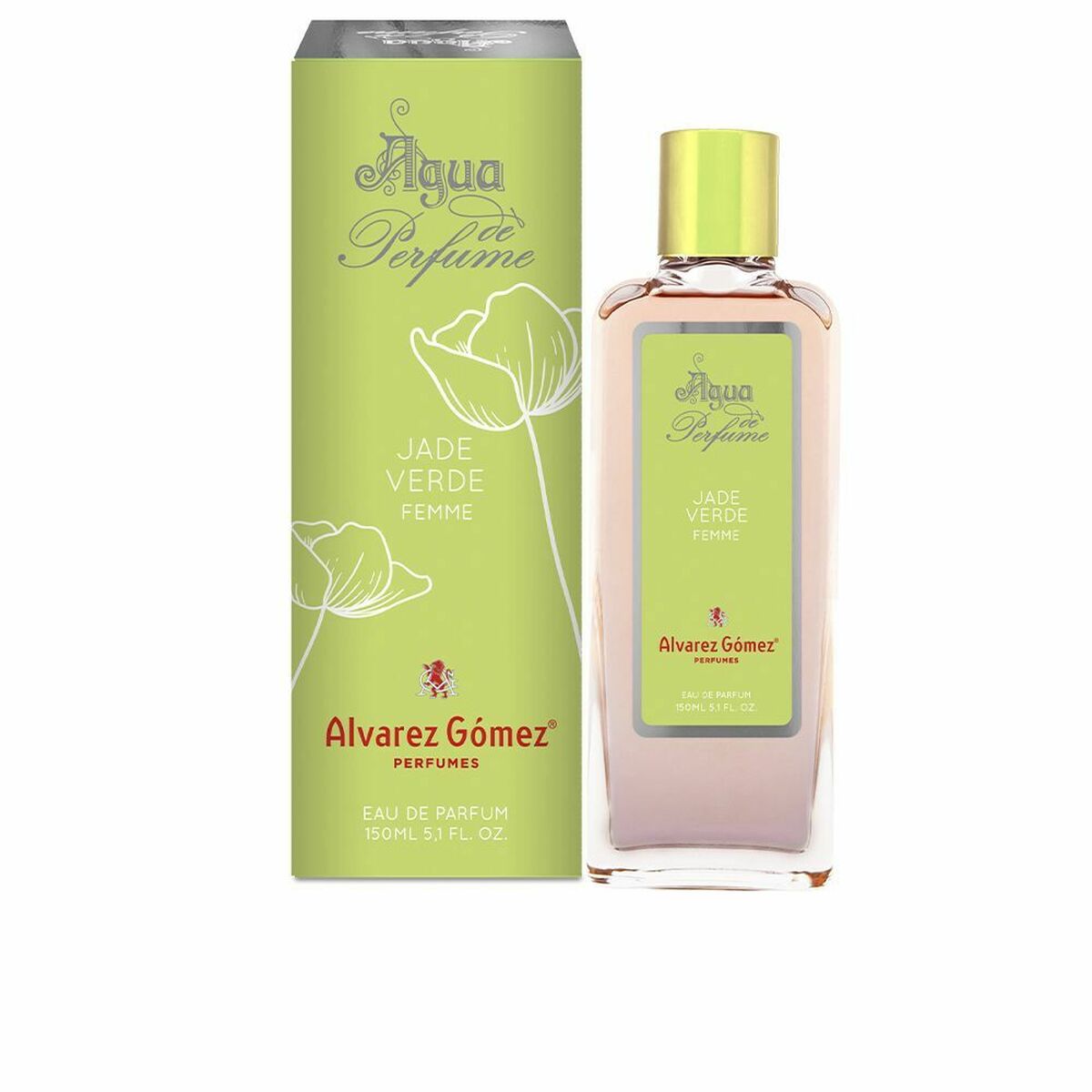 Women's Perfume Alvarez Gomez SA011 EDP Jade Verde Femme 150 ml