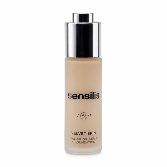 Liquid Make Up Base Sensilis Velvet Skin 01-Amande Serum (30 ml)