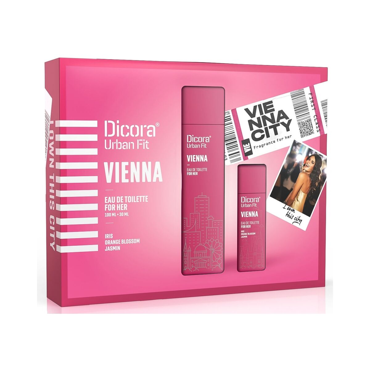 Women's Perfume Set Dicora Urban Fit Vienna 2 Pieces