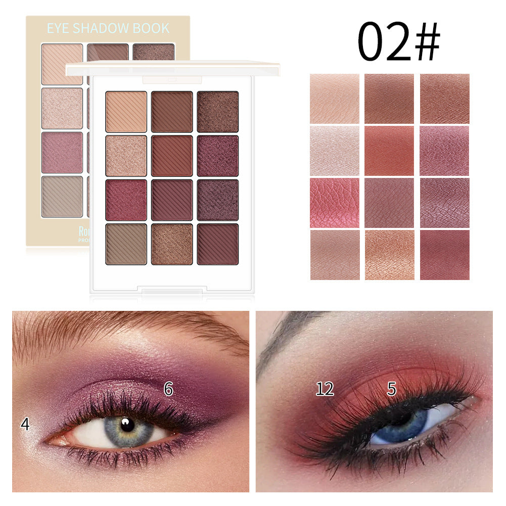 Romantic Beauty Makeup For Eye Ins Hot Sale Eye Shadow Disk 12 Color E