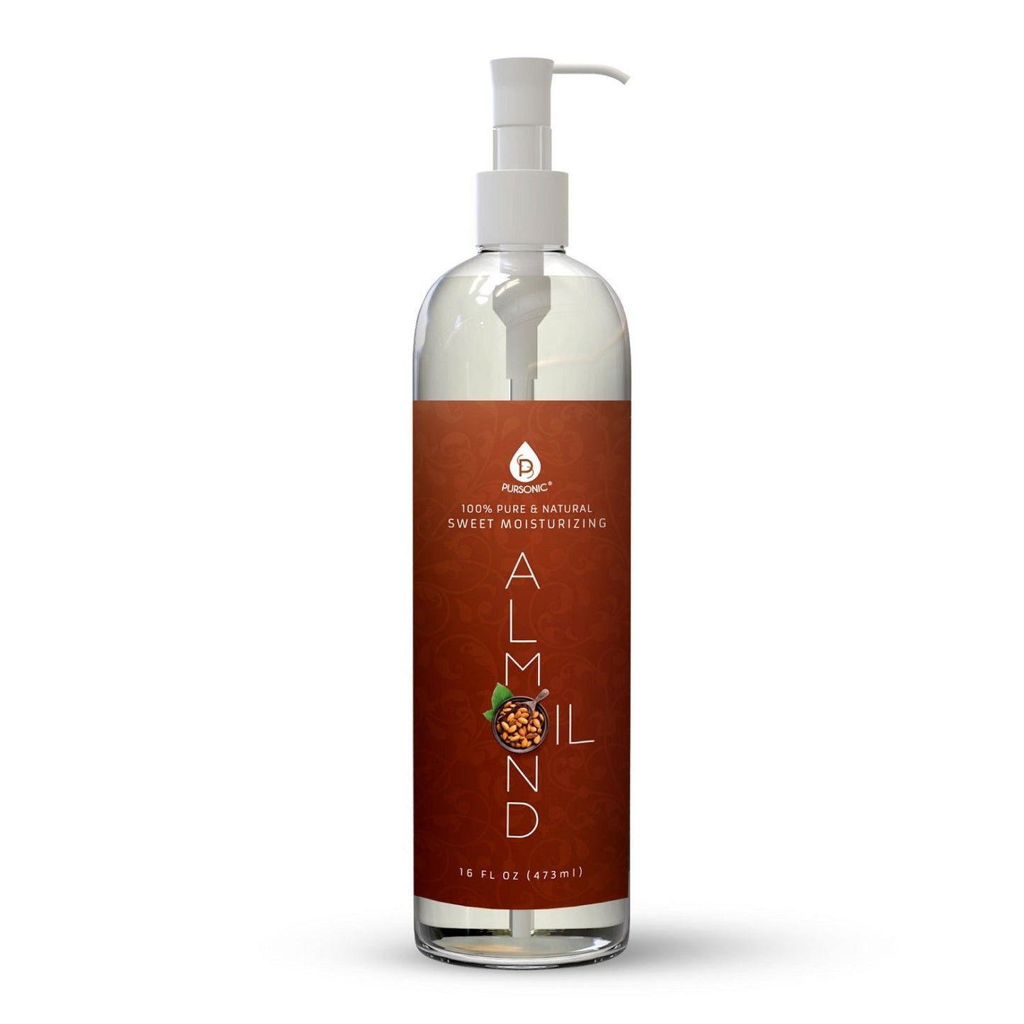 100% Pure & Natural Sweet Almond oil 16 Oz.