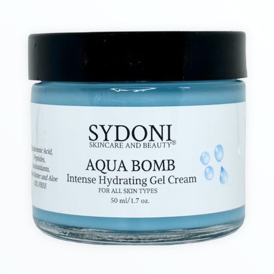 AQUA BOMB HYDRATING GEL CREAM with HYALURONIC ACID AND PEPTIDES 1.7