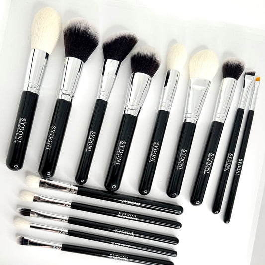 MOST LOVED! 14 PIECE PROFESSIONAL MAKEUP BRUSH SET with TRAVEL BRUSH