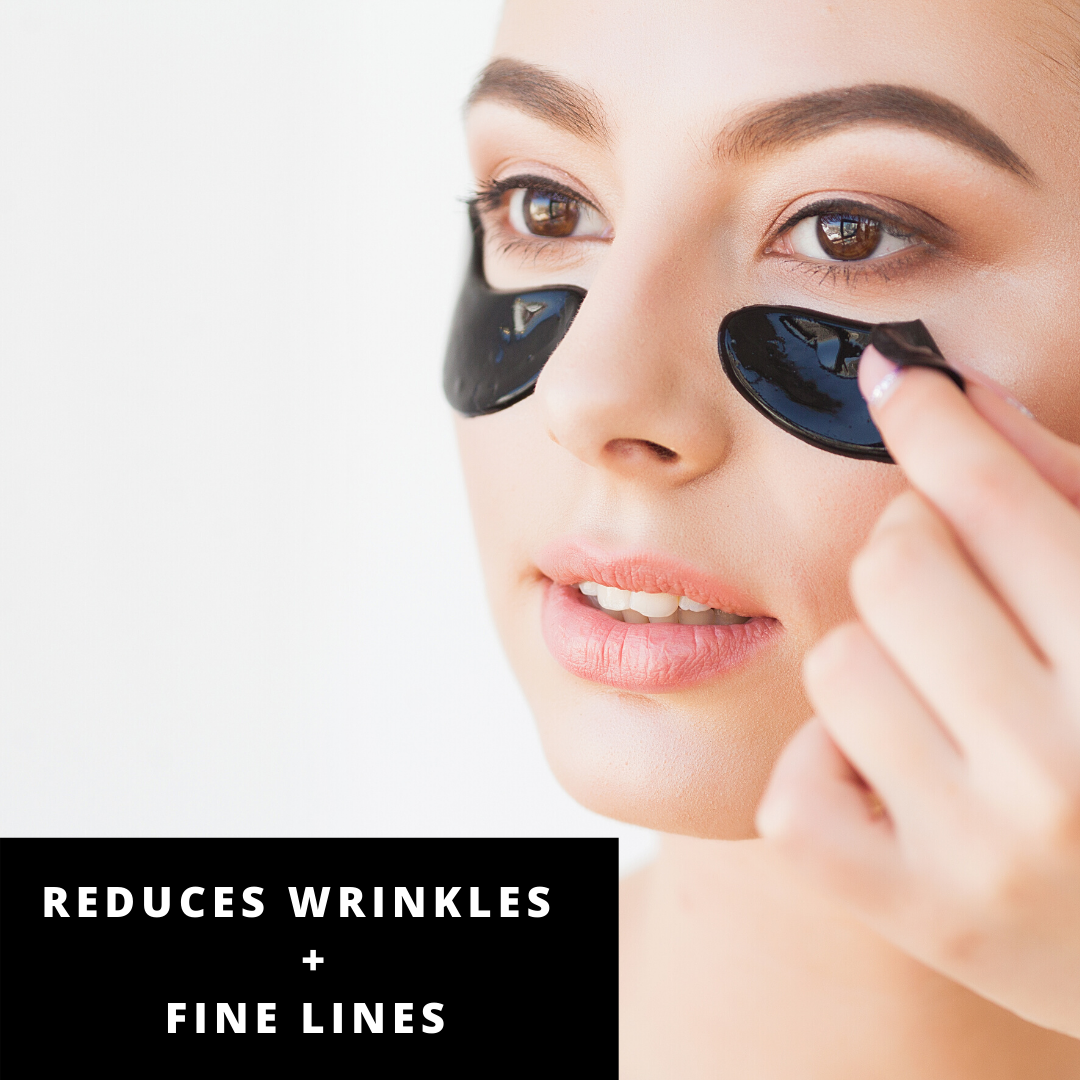 Wake Up Hydrogel Eye Mask Charcoal  + Hyaluronic Acid