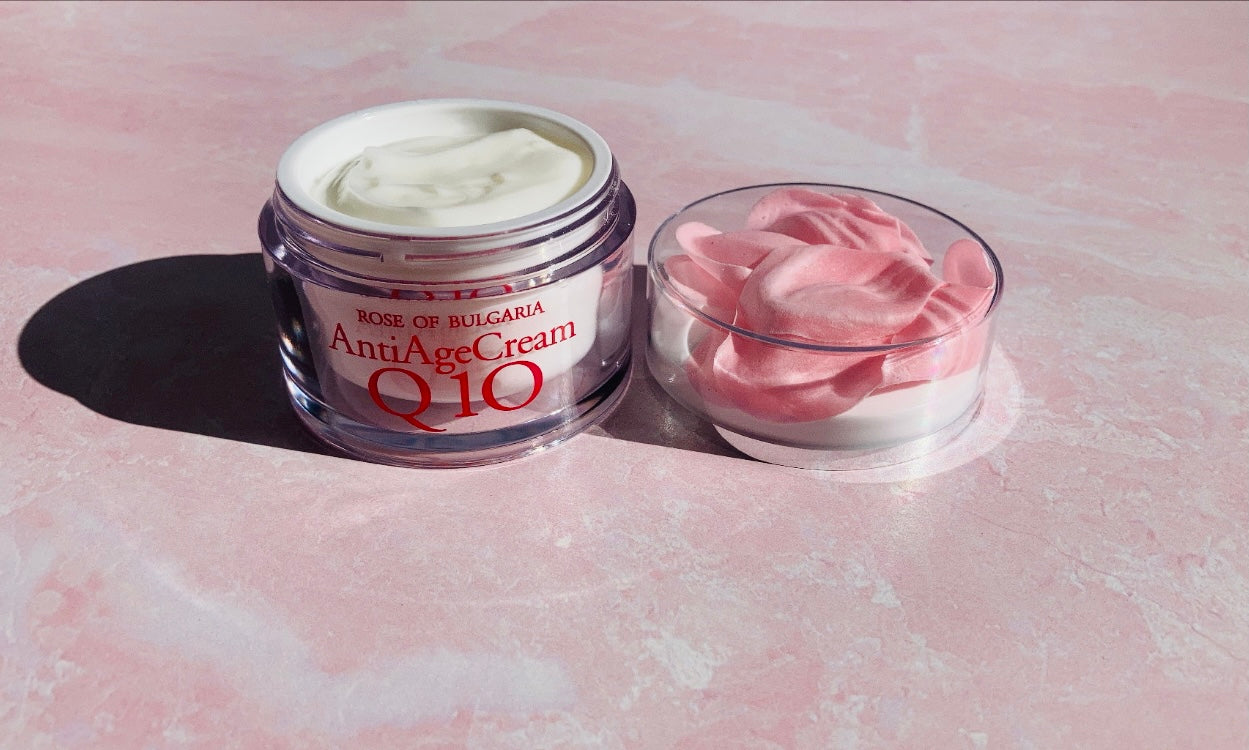 Rejuvenating face cream with rose water and Q10 Rose of Bulgaria