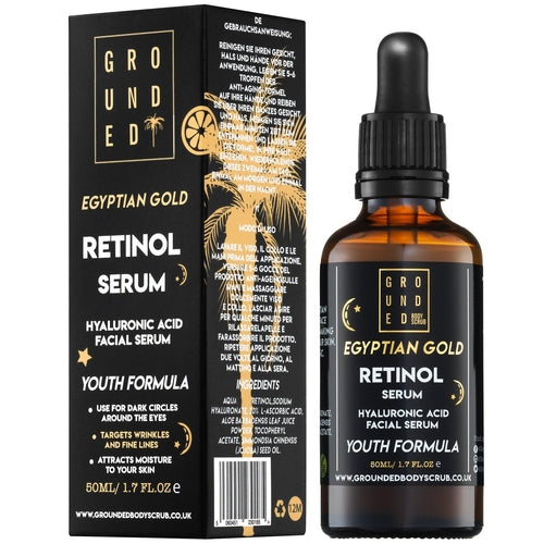 Egyptian Gold Retinol Face Serum (50ml) Anti ageing skincare