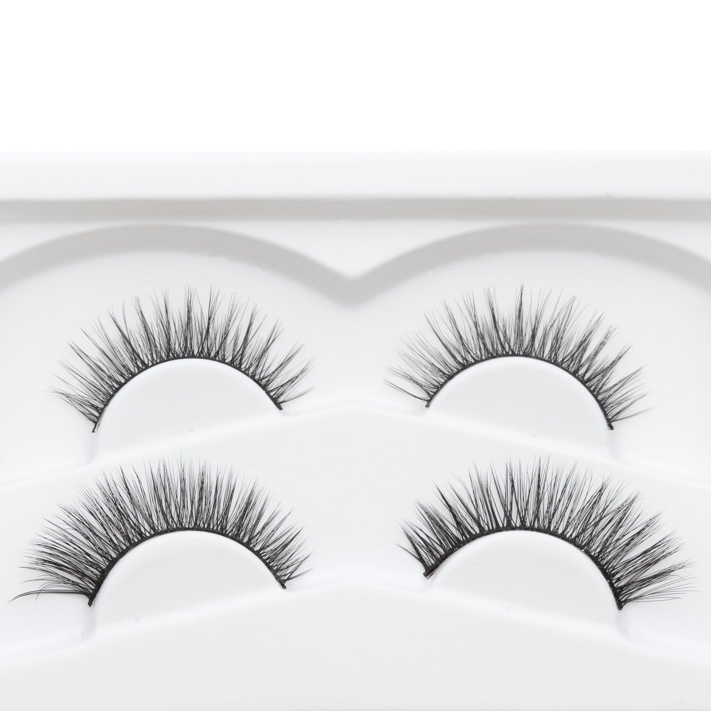 False Eyelashes - No Glue Black Eyeliner and Lashes Kit