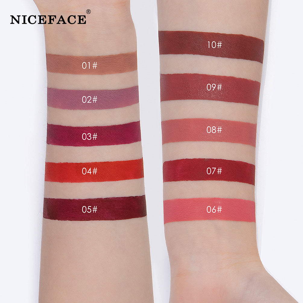 Niceface New Quality Lip Glaze Velvet Matte Lip Glaze Set Matte Non-st