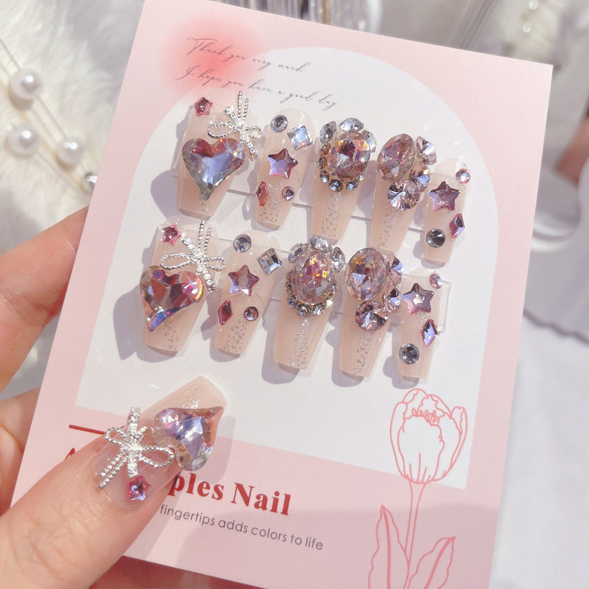 ﻿24-Piece Sparkling Gem Nail Art Patch