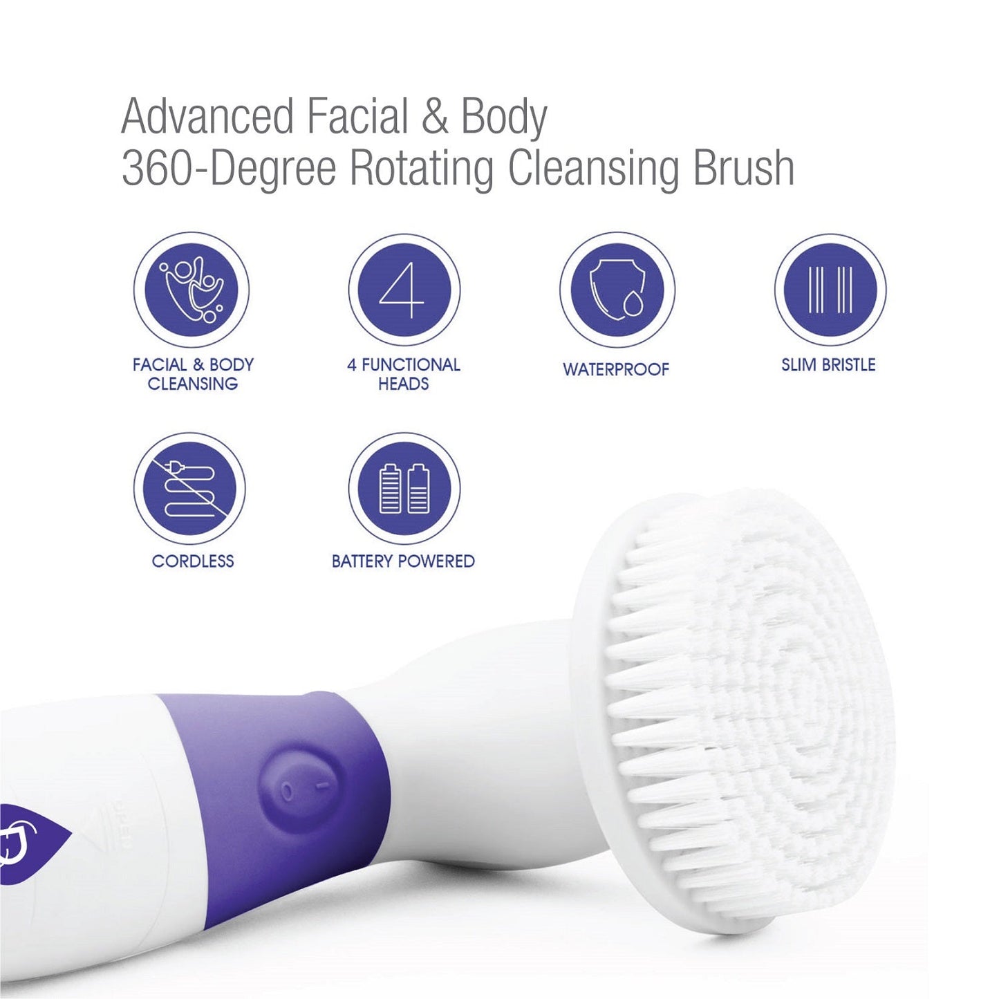 Advanced Facial and Body Cleansing Brush