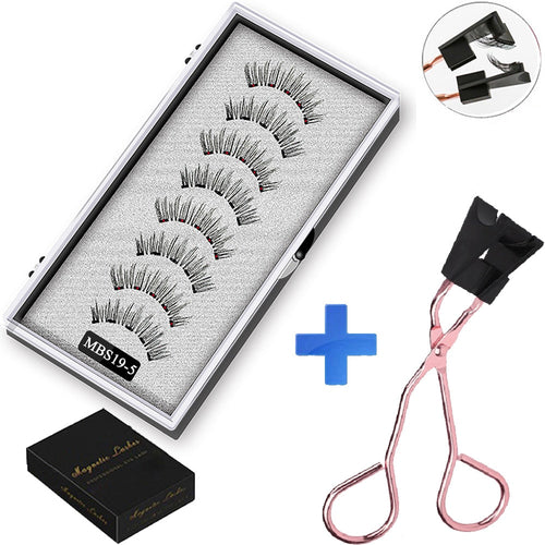 4 pairs 5 Magnet Magnetic False Eyelashes 3D Lasting Magnetic