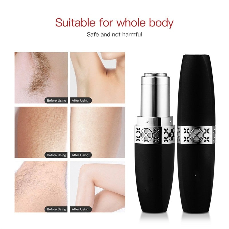 Lipstick Electric Epilator Women Portable Hair Removal USB