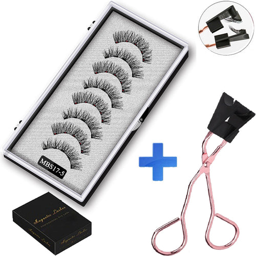 4 pairs 5 Magnet Magnetic False Eyelashes 3D Lasting Magnetic