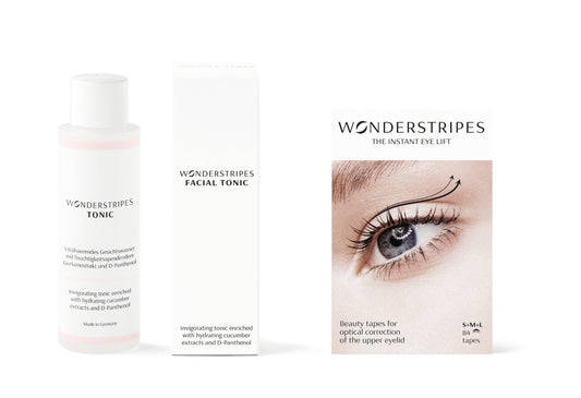 Eye Lifting Kit: Facial Toner & Eyelid Lifting Strips