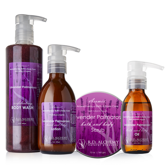 Lavender Palmarosa Body Care Set