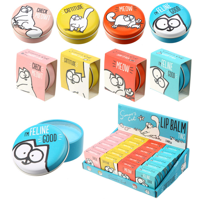 Funky Lip Balm in a Tin - Simon's Cat