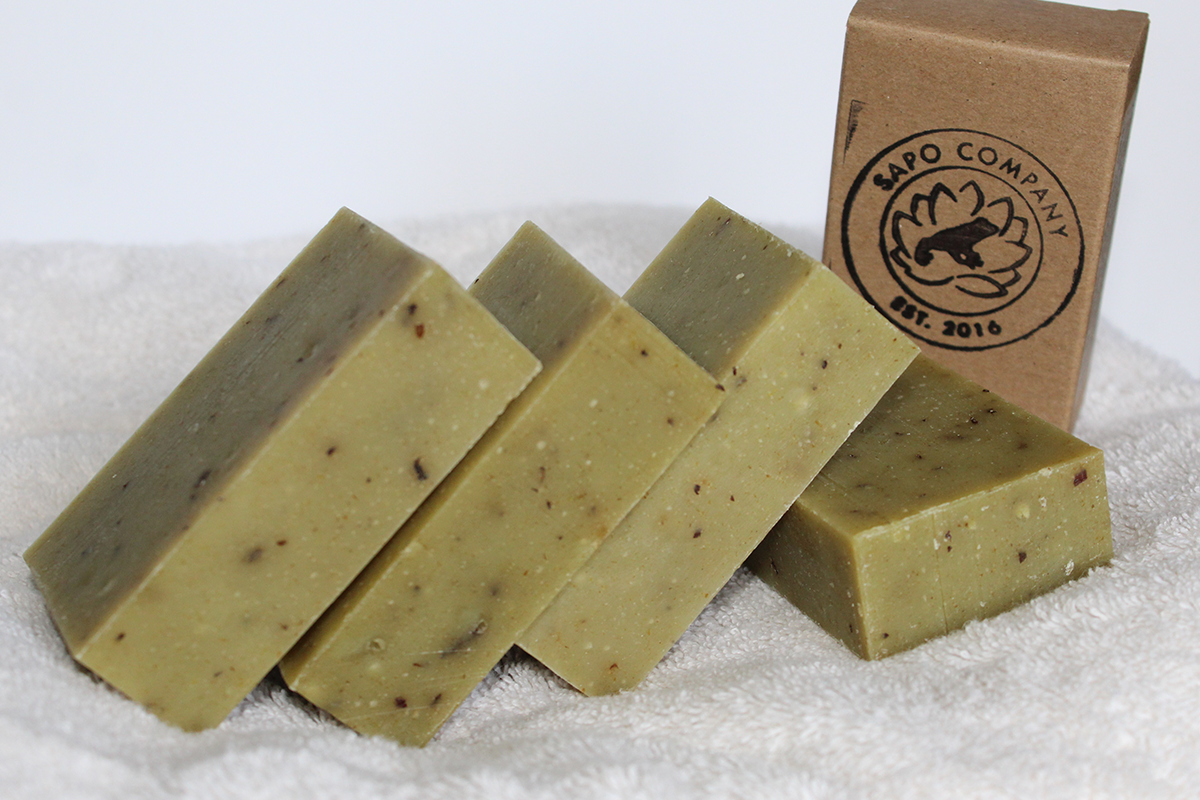 Peppermint Leaf Soap (Vegan, 85% Organic)