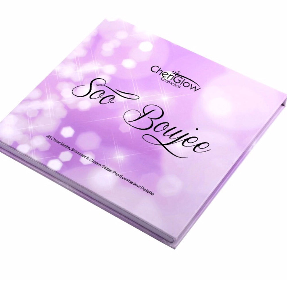 Soo Boujee 25 Color Matte, Shimmer & Cream Glitter Pro Eyeshadow