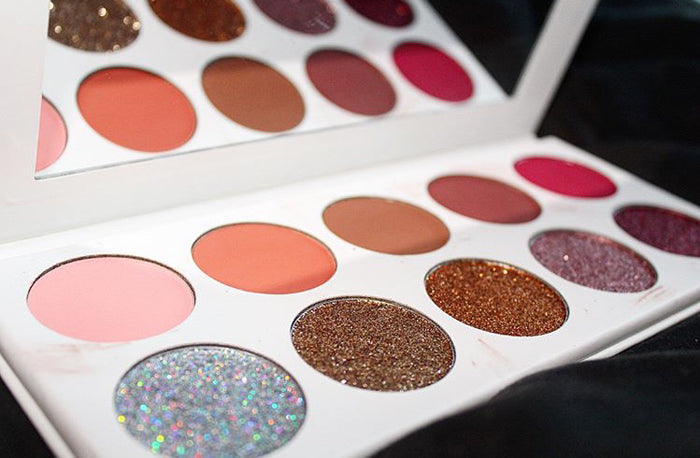 Pretty AF 10 Color Matte Eyeshadow & Glitter Palette