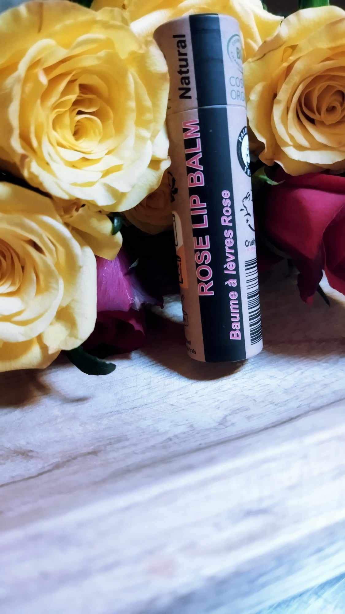 Organic Rose Lip Balm 15ml