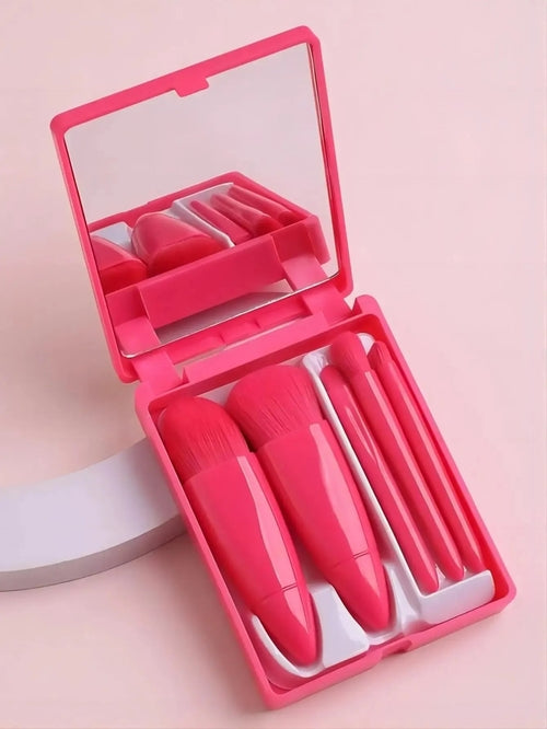 5pcs Travel Size Makeup Brushes Set Mini Makeup Brushes Small Complete