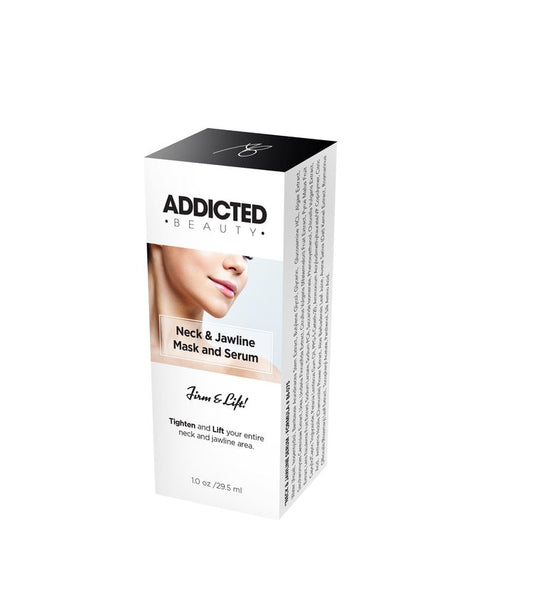 Addicted Beauty Neck and Jawline Mask & Serum