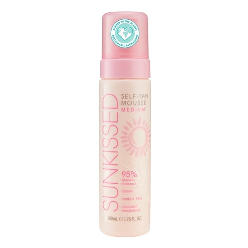 Sunkissed 95 Percent Natural Self Tan Mousse - Medium