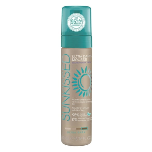 Sunkissed 95 Percent Natural Self Tan Mousse - Ultra Dark