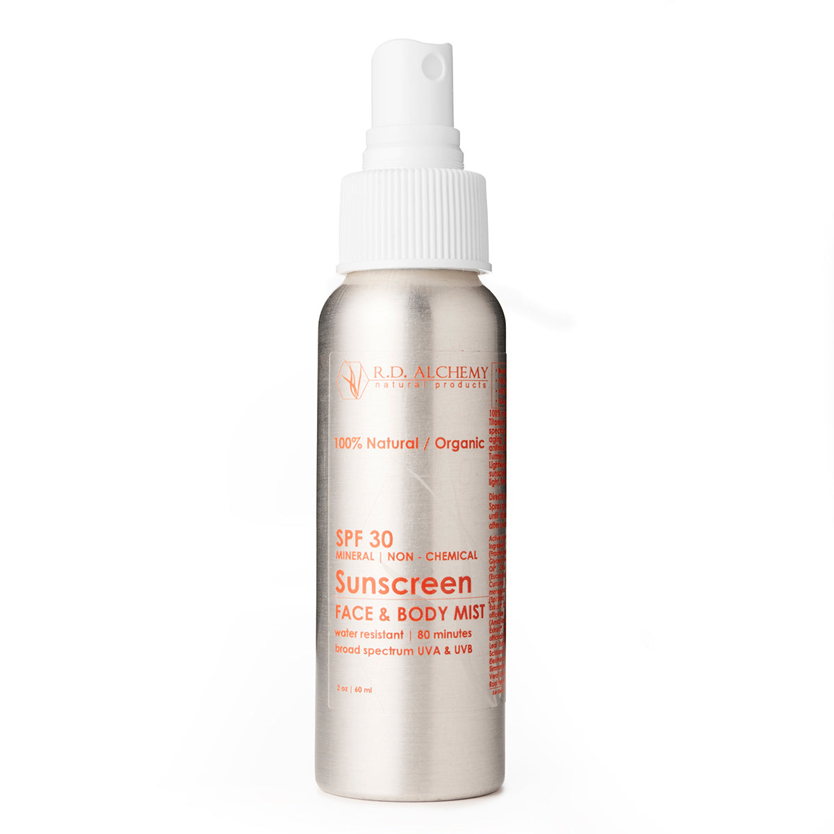 Sunscreen SPF30 Face & Body Mist