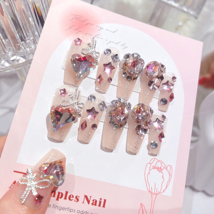 ﻿24-Piece Sparkling Gem Nail Art Patch