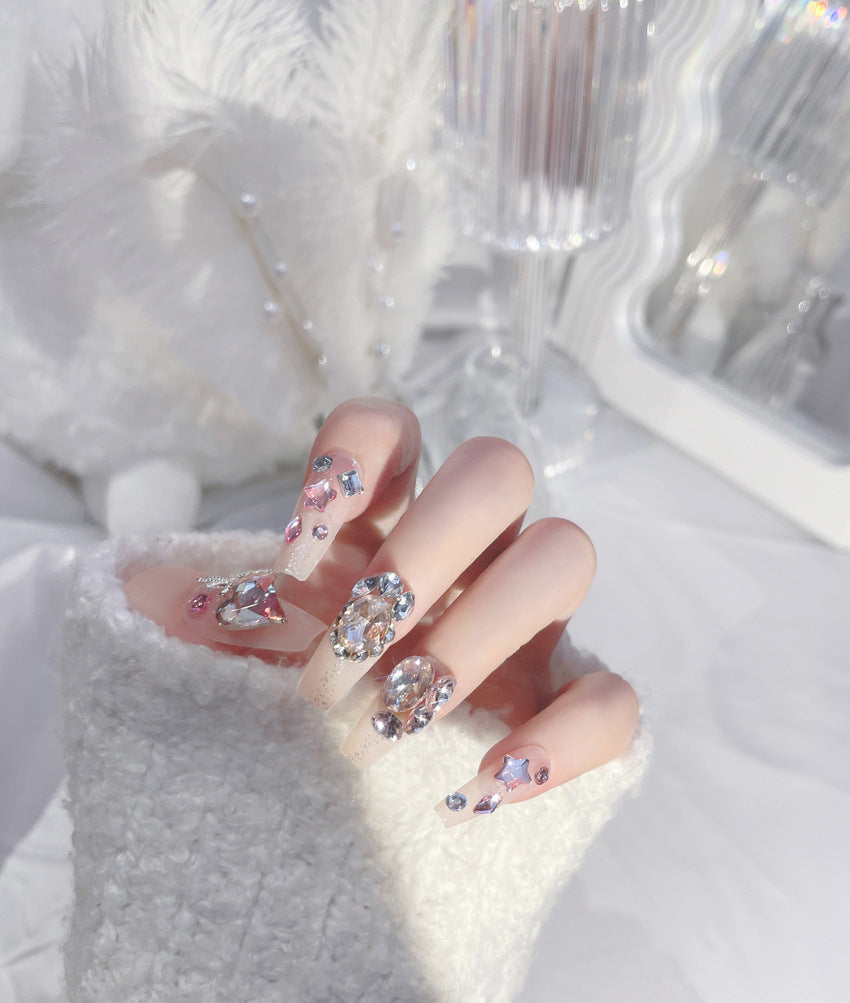 ﻿24-Piece Sparkling Gem Nail Art Patch