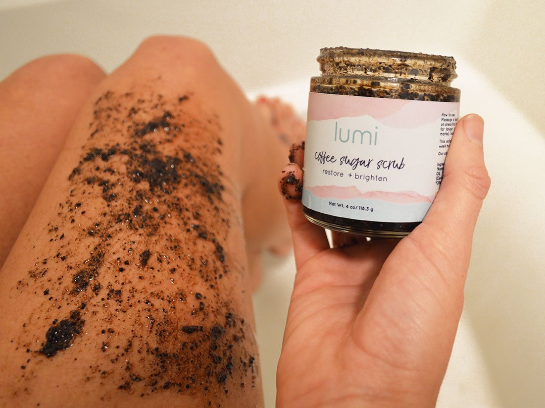 coffee sugar scrub