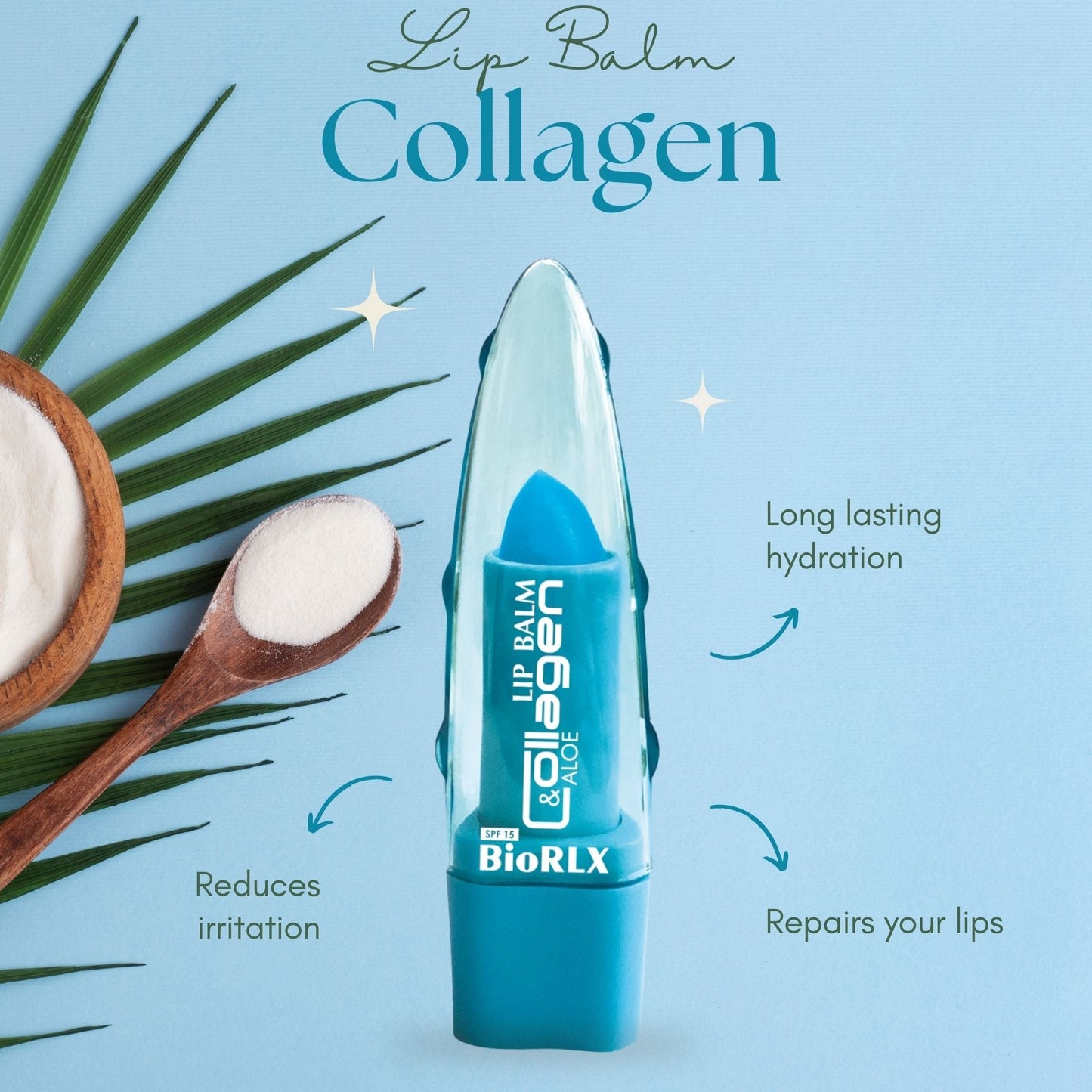 BioRLX Collagen and Aloe Vera Lip Balm