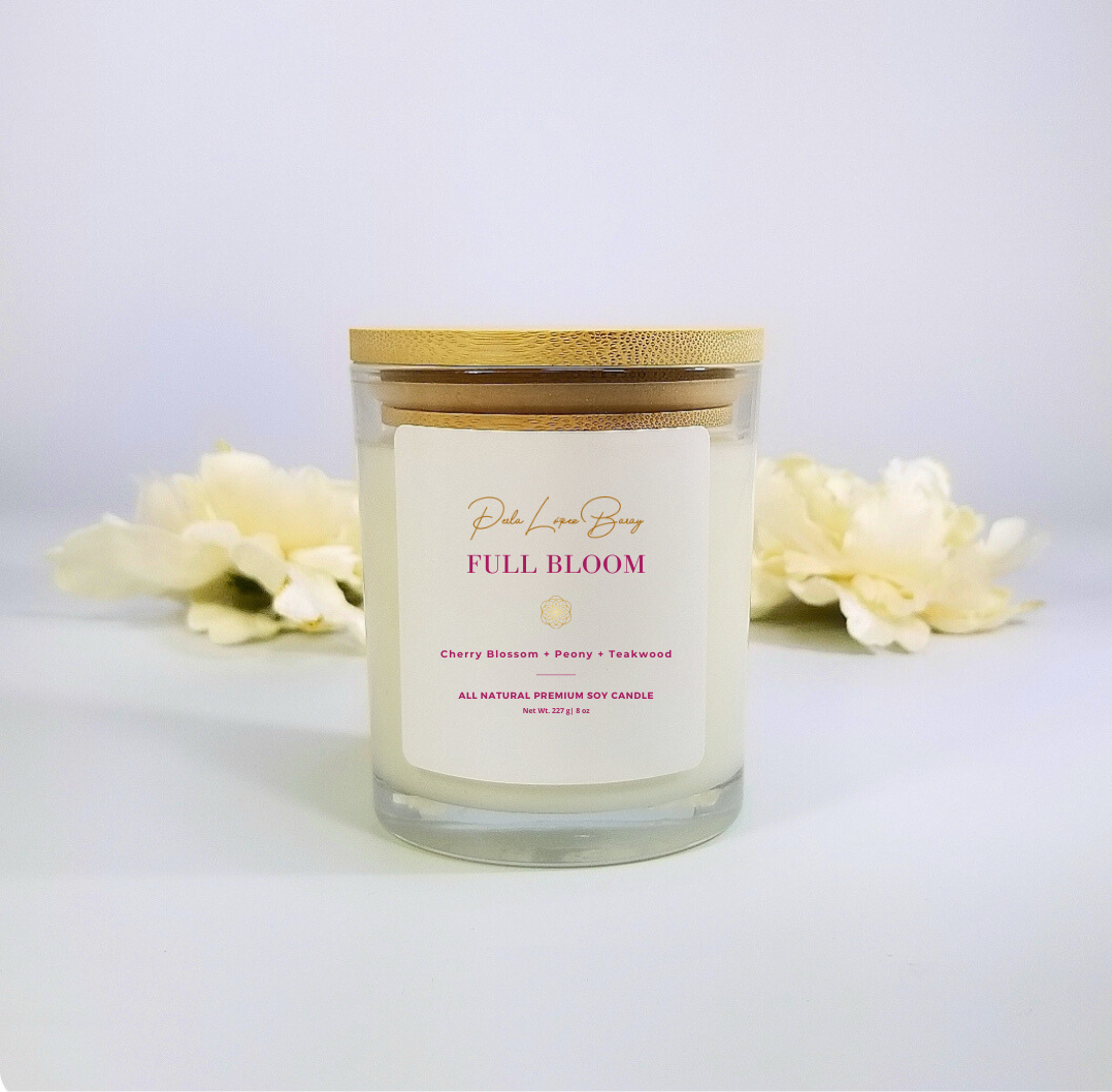 Full Bloom Primavera Handcrafted All Natural Premium Soy Candle