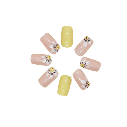 Press On Nails Kit with Glue and gel stickers Reusable Tips